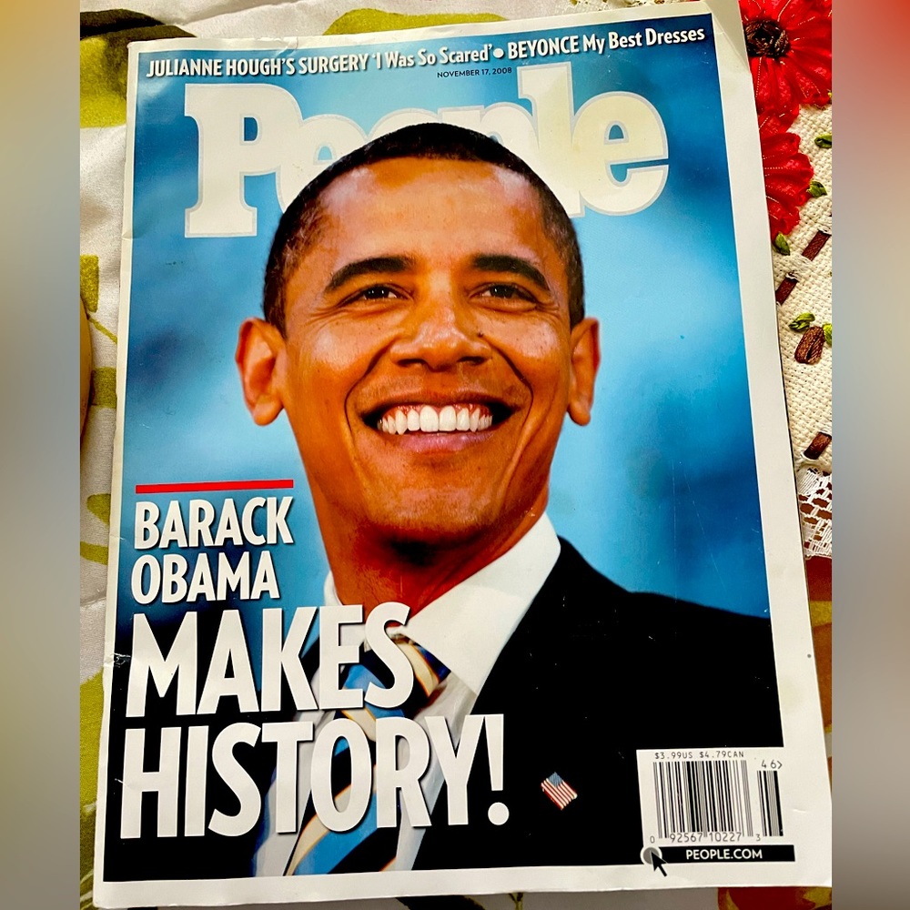 BARACK OBAMA People Magazine November 17, 2008
